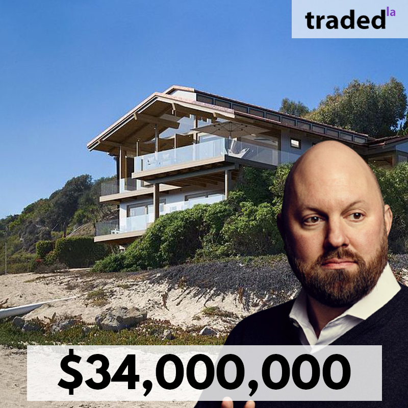 Marc Andreessen & Laura Arrillaga Acquire Malibu SFR For 34M 27724