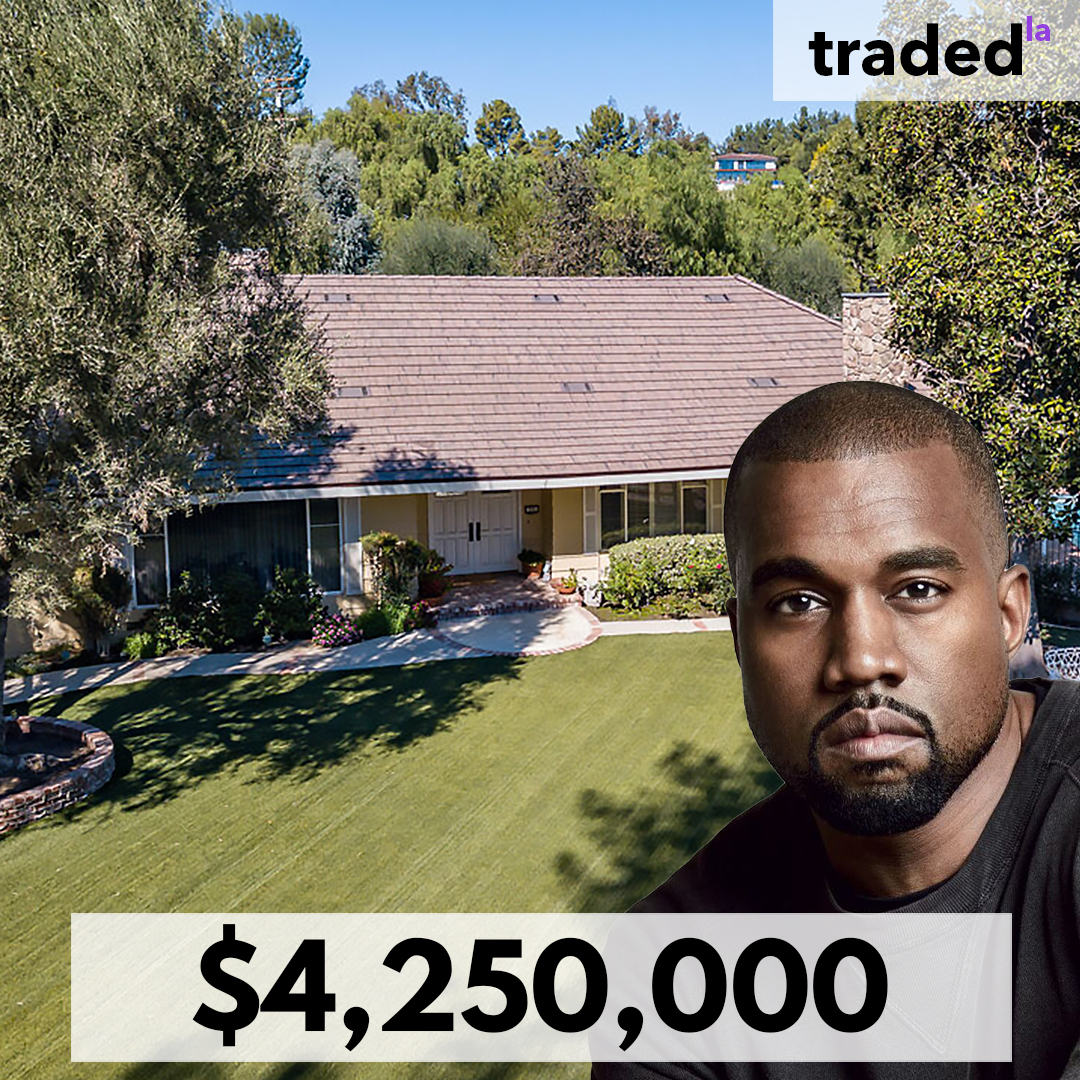 Kanye West sells Hidden Hills home for 4,250,000 Traded