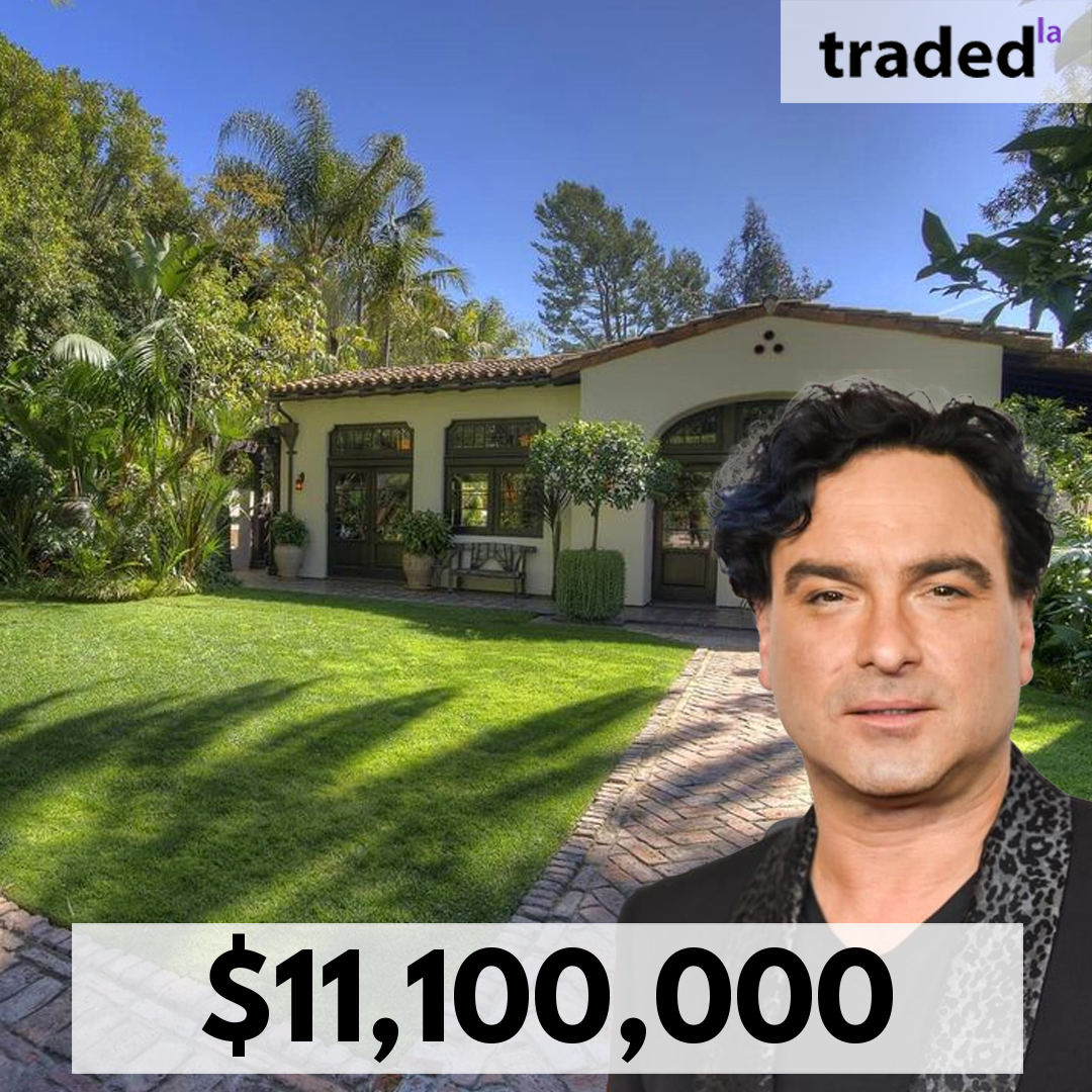 Johnny Galecki Sells Hollywood Hills Single Family Home For 11.1M With